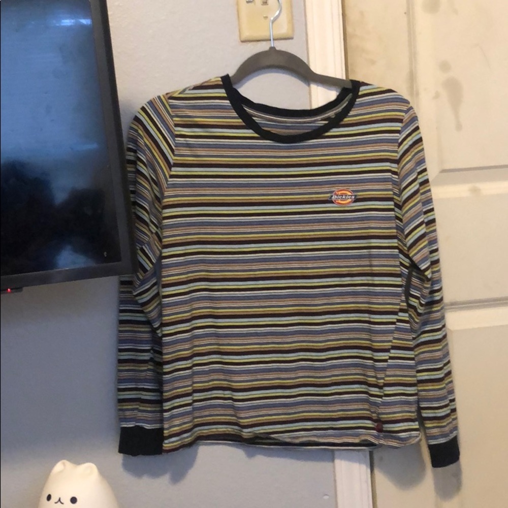 Dickies Women Striped Long Sleeve T-Shirt